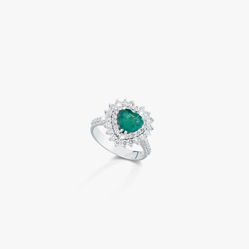 Anello Evelyne Smeraldo